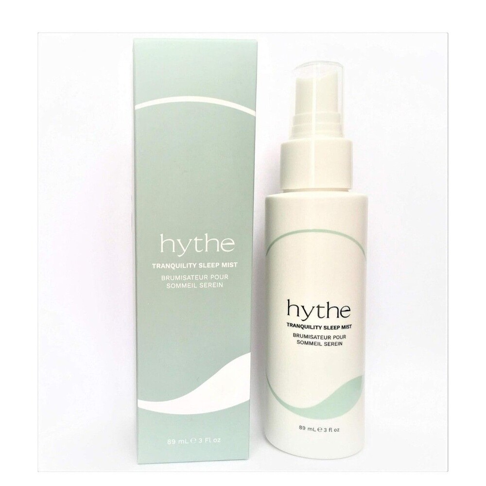 Hythe Tranquility Sleep Mist Witch Hazel Lavender Oil Rice Water Pillow Face 3oz